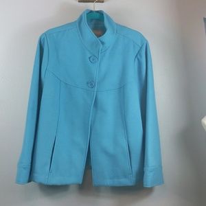 Chicos blue jacket size 3 (XL)